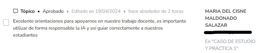 Testimonio 13 Plataforma