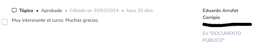Testimonio 20 Plataforma