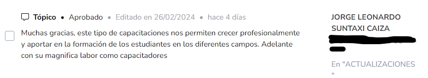 Testimonio 9 Plataforma